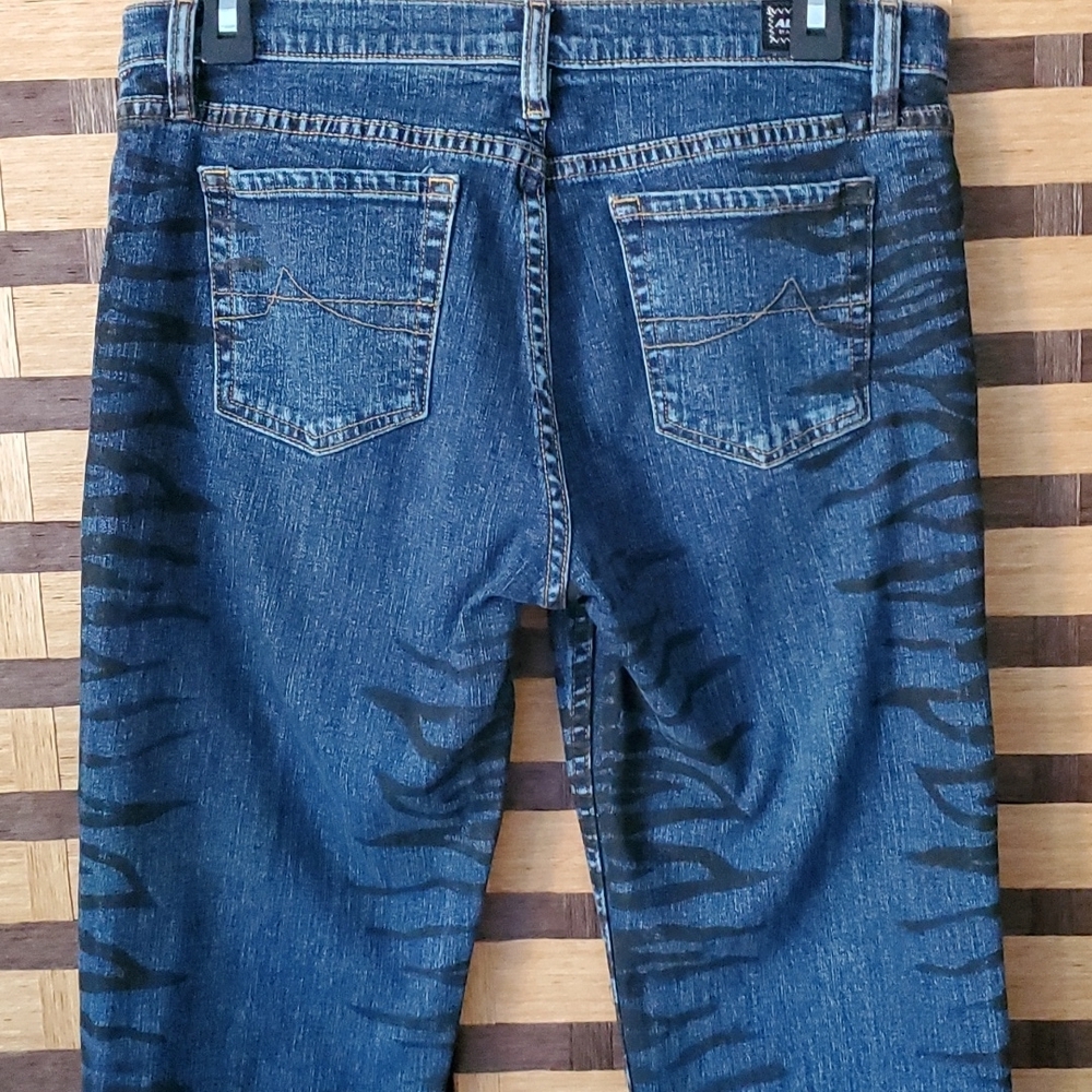 Allen B Swartz embellished jeans